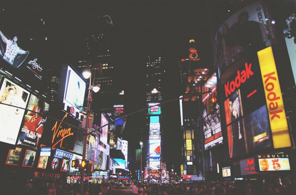 cartelloni pubblicitari times square