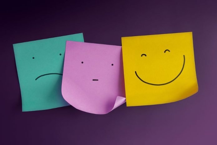 Marketing emozionale espresso attraverso faccine su postit